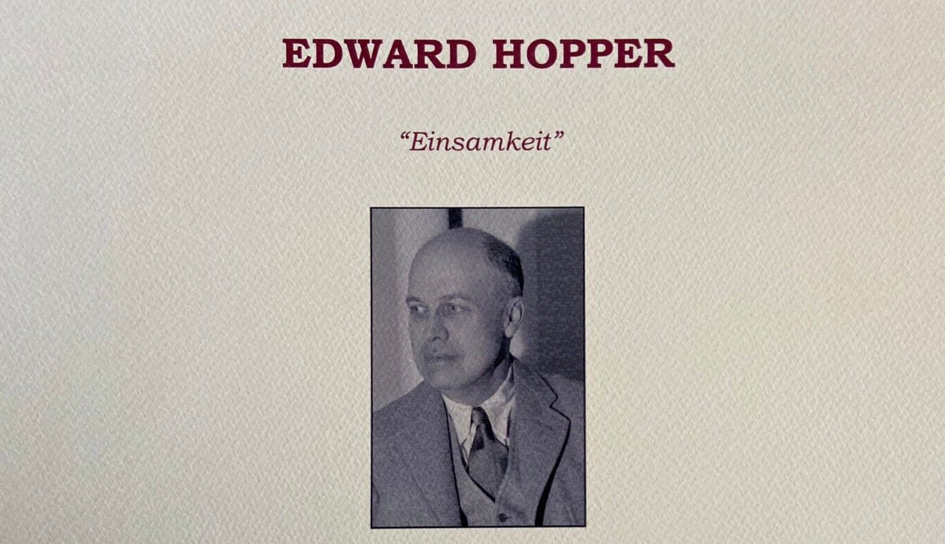 Edward Hopper Lithograph