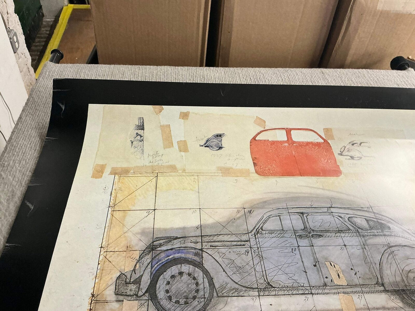 Claes Oldenburg Drawings - " Offset Lithograph Pop Art Bl