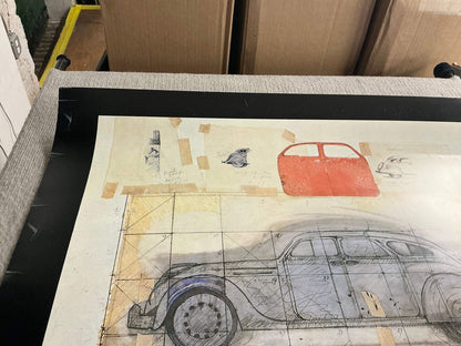 Claes Oldenburg Drawings - " Offset Lithograph Pop Art Bl
