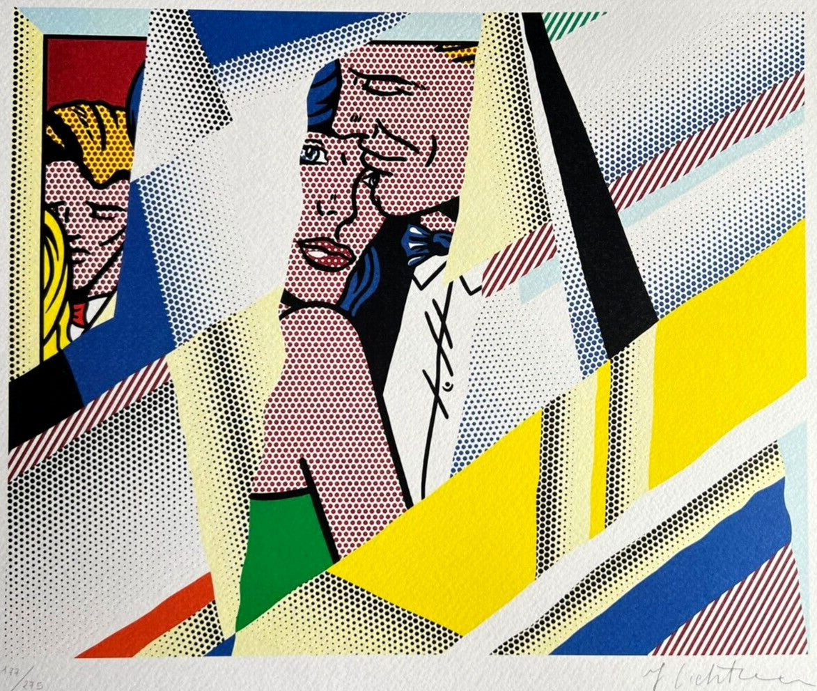 Roy Lichtenstein Lithograph Coa: Hand Numbered 275 Exe