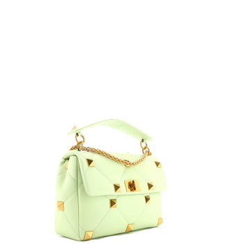 Valentino Garavani Roman Stud Flap Bag Quilted Leather Large