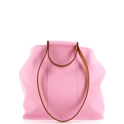 Hermes Cabag Elan Toile And Leather 39