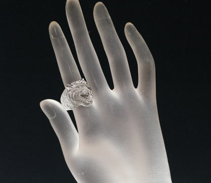 Diamond 0.48Ct Tiger Ring 50G 900 Platinum