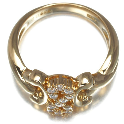 Celine Ring Diamond 0.21Ct Us6.5 18K 750 Yellow Gold