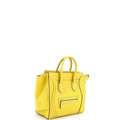 Celine Luggage Bag Grainy Leather Mini