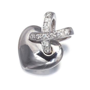 Chaumet Pendant Liens Heart Diamond 18K 750 White Gold