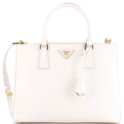 Prada Galleria Double Zip Tote Saffiano Leather Medium