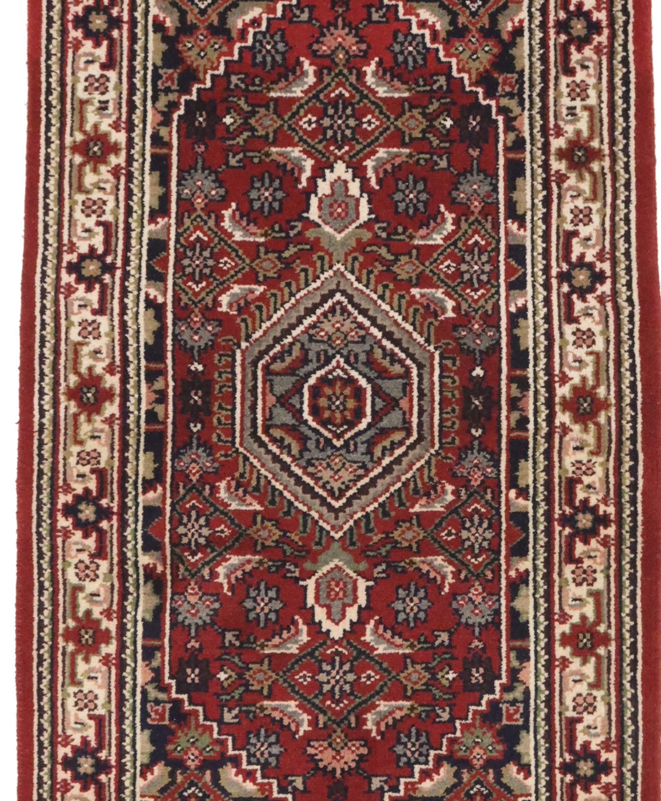 Handmade Floral Tribal Carpet for Bedroom and Bathroom 3X5 ft Oriental Bidjar Carpet
