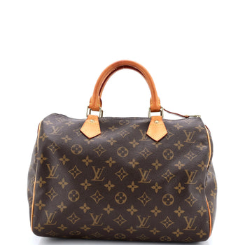 Louis Vuitton Speedy Handbag Monogram Canvas 30