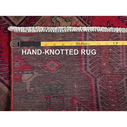 2'8"X6' Brown Vintage Northwest Zoroastrian Hand Knotted Wool Runner Rug