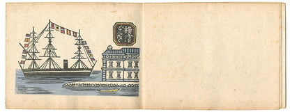 Woodblock Book Signed Ltd Kawakami Yokohama Sumio Dontaku Japanese Art 1947 200