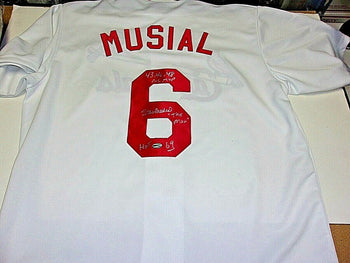Stan Musial Cardinals,Hof 69 Musial/Coa Signed