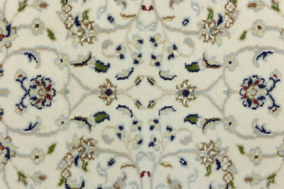 Handmade Indo-Nain Oriental Runner Rug Floral Design Hallway Carpet 2'8X8'1 ft
