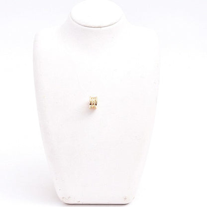 Bvlgari B-Zero1 Diamond Pendant In 750Yg Yellow Gold