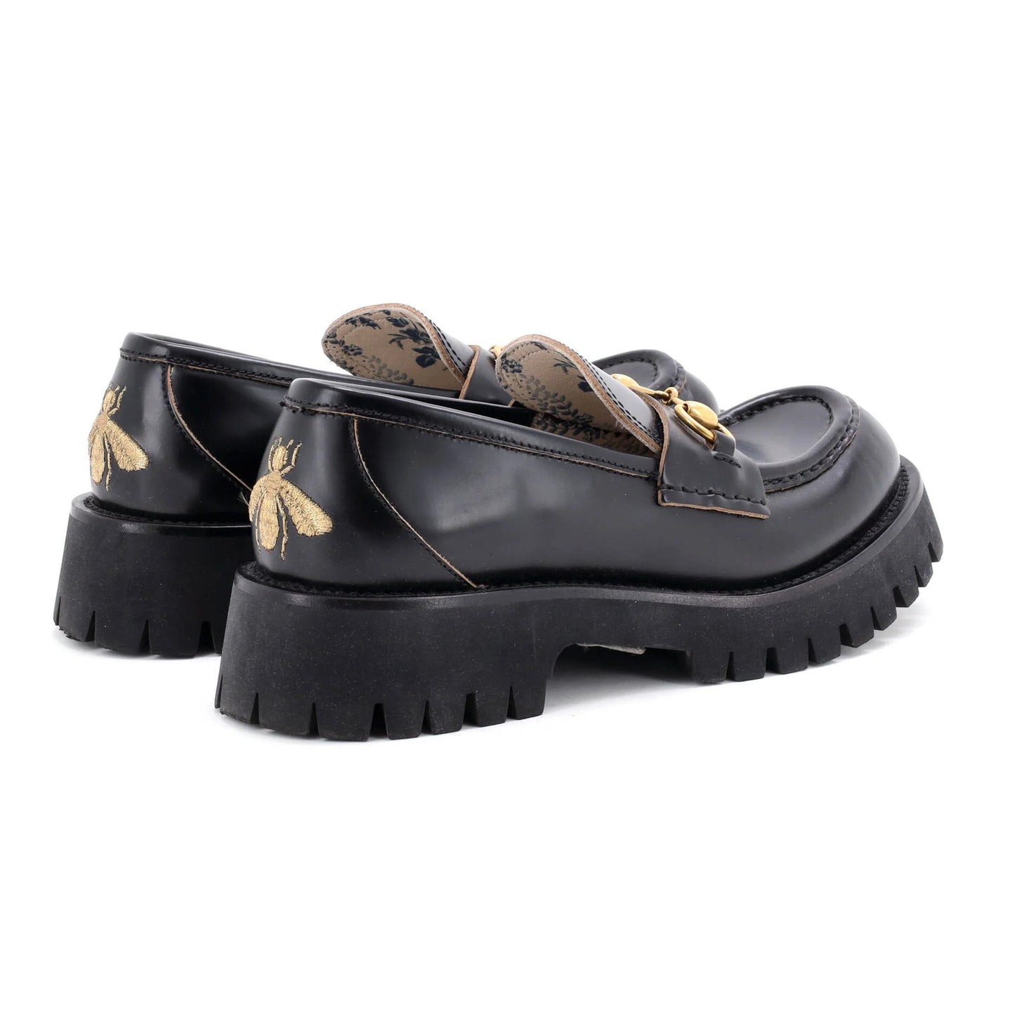 Gucci Women'S Harald Horsebit Loafers Leather