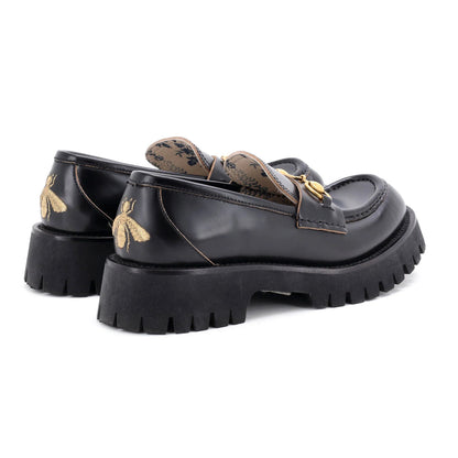 Gucci Women'S Harald Horsebit Loafers Leather