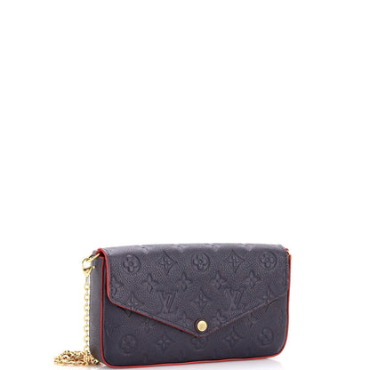 Louis Vuitton Felicie Pochette Monogram Empreinte Leather