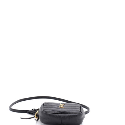 Saint Laurent Lou Camera Bag Matelasse Chevron Leather Baby