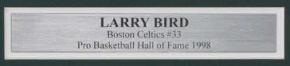 Larry Bird Hof Signed/Auto 8X10 Photo Boston Celtics Framed Jsa 189452