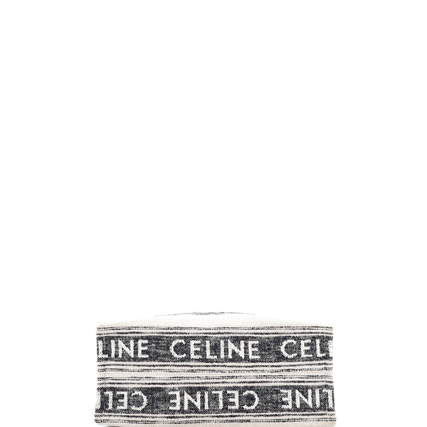 Celine Cabas Thais Tote Striped Jacquard Textile Large