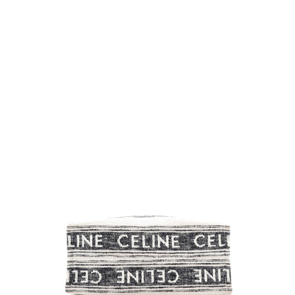 Celine Cabas Thais Tote Striped Jacquard Textile Large