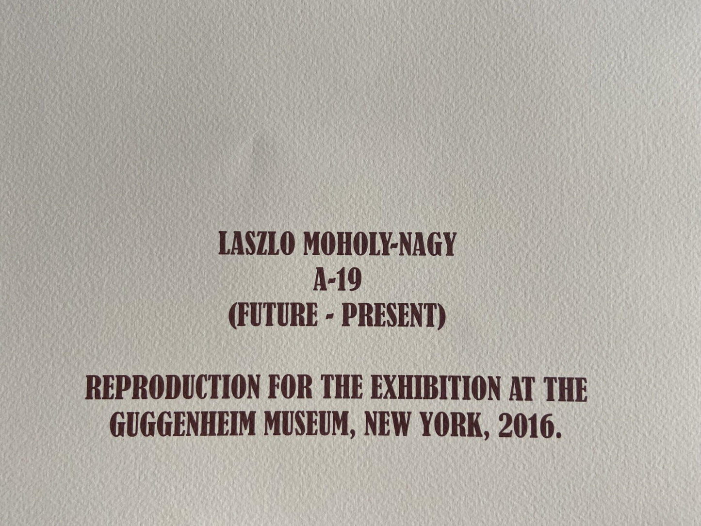 Lithograph Guggenheim Museum (Piet Mondrian
