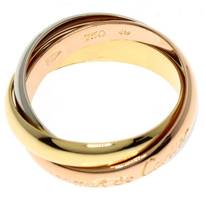 Cartier Trinity #49 Ring K18 Yellow Gold 18K Pink