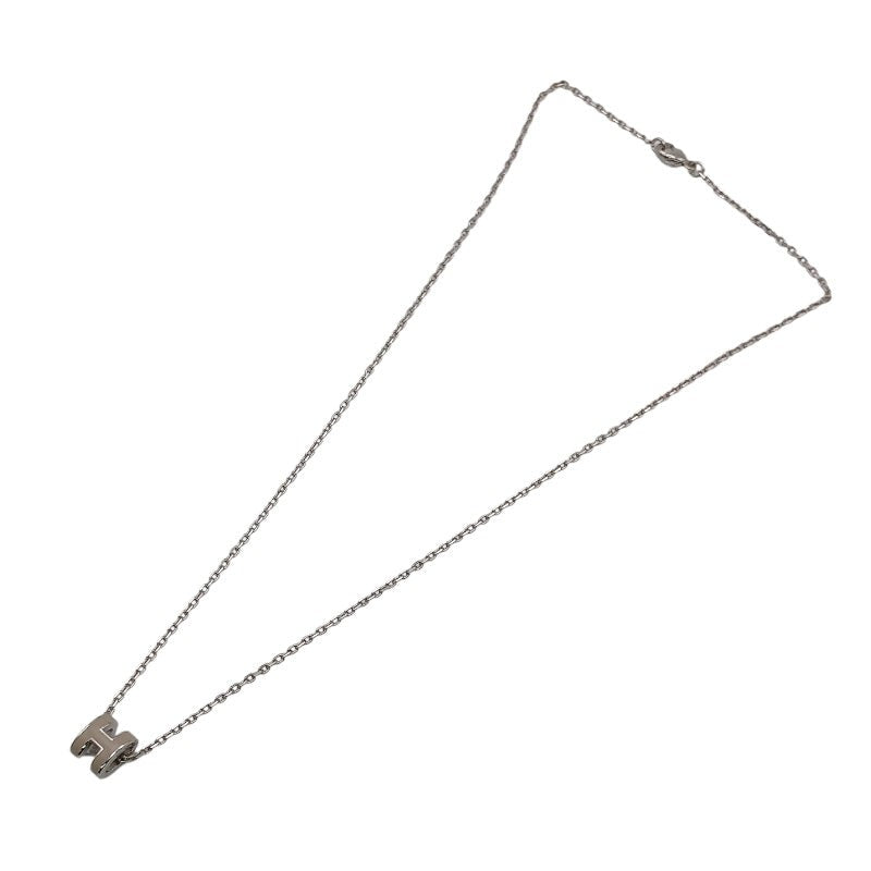 Hermes Pop H Mini Marquise Necklace Metal
