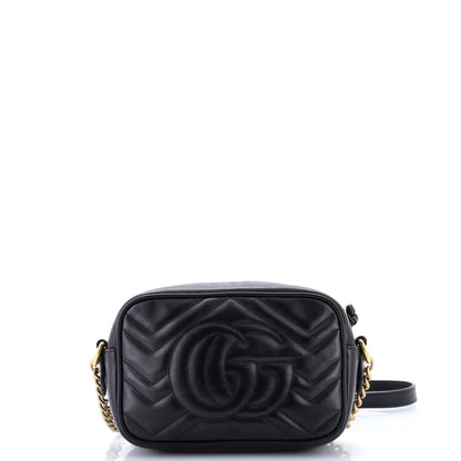 Gucci Gg Marmont Shoulder Bag Matelasse Leather Mini