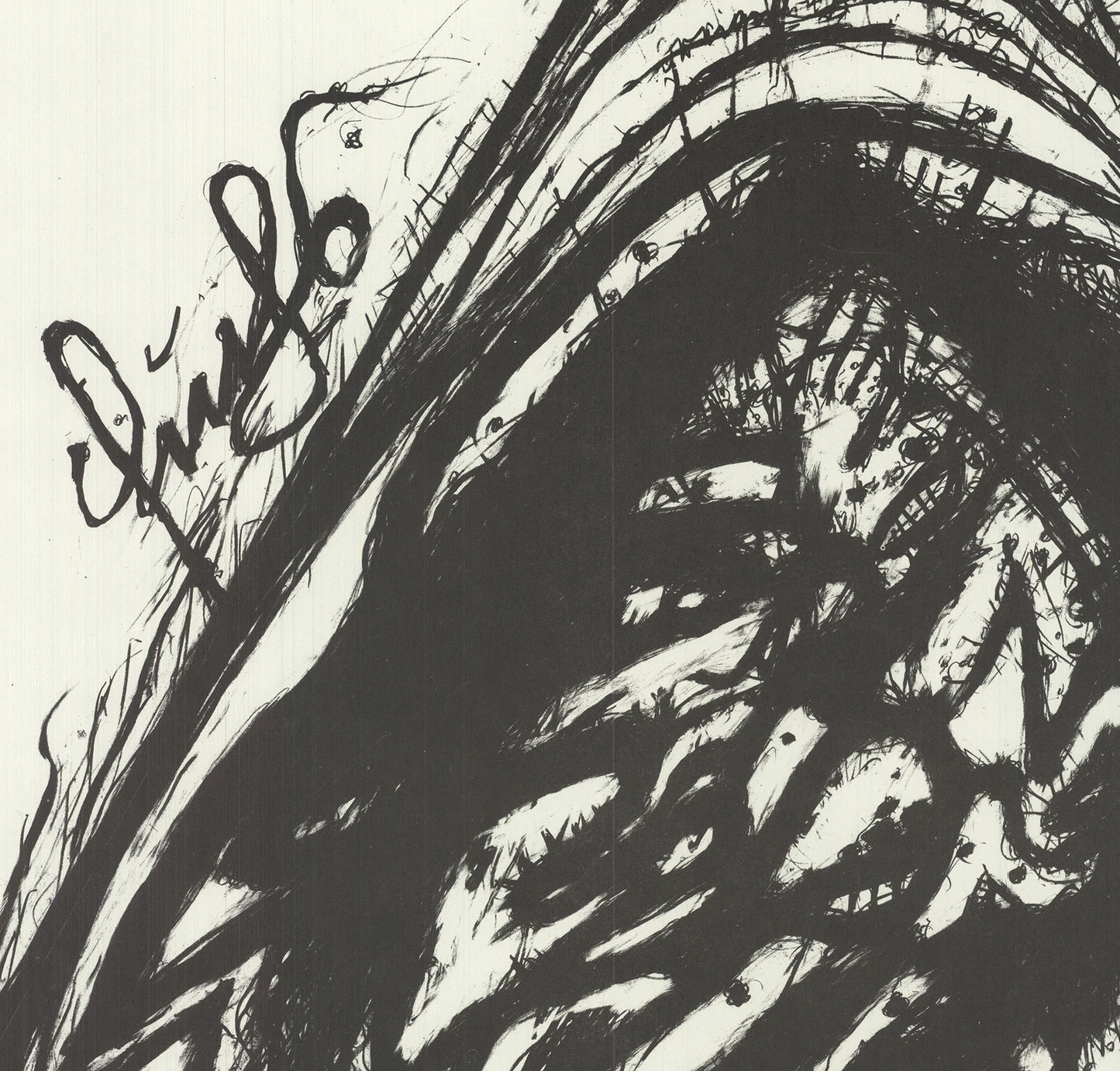 Arnulf Rainer Pintorarium " Lithograph Contemporary Black & W