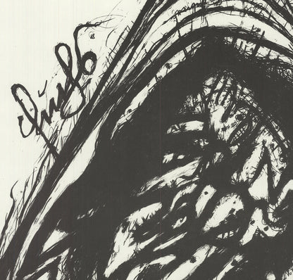 Arnulf Rainer Pintorarium " Lithograph Contemporary Black & W