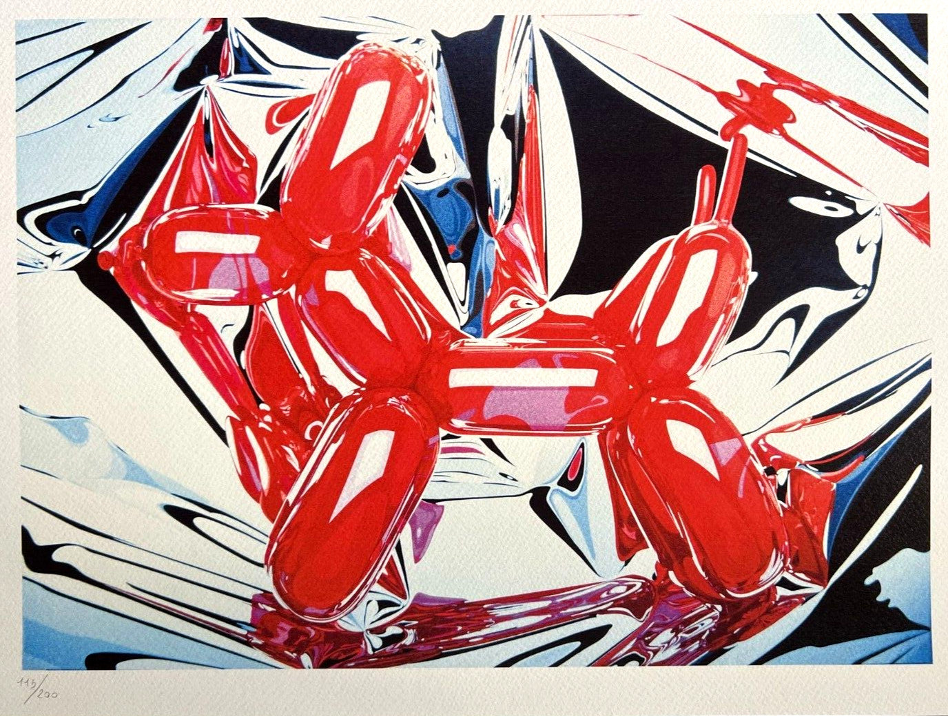 Jeff Koons Lithograph Mori Museum Coa Limited Edition Numbered 200Ex