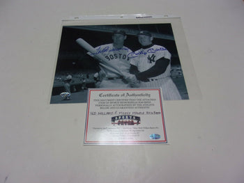 Mickey Mantle Ted Williams Redsox,New York