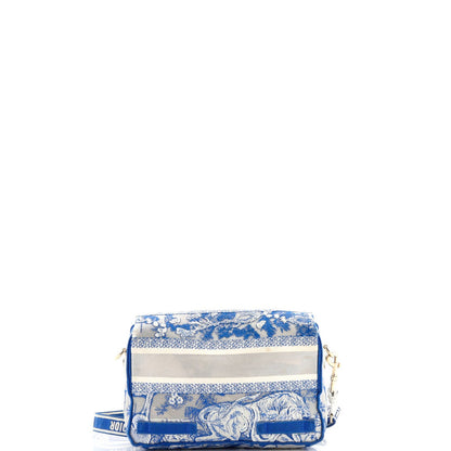 Christian Dior Diorcamp Messenger Bag Embroidered Canvas Small