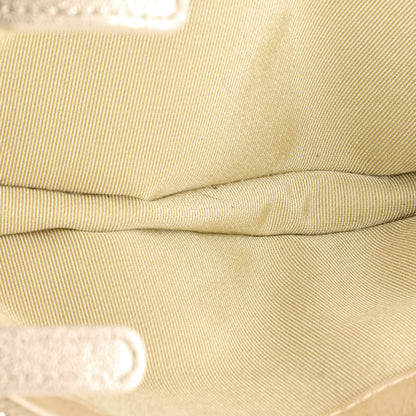 Chanel Double Zip Clutch With Chain Quilted Lambskin