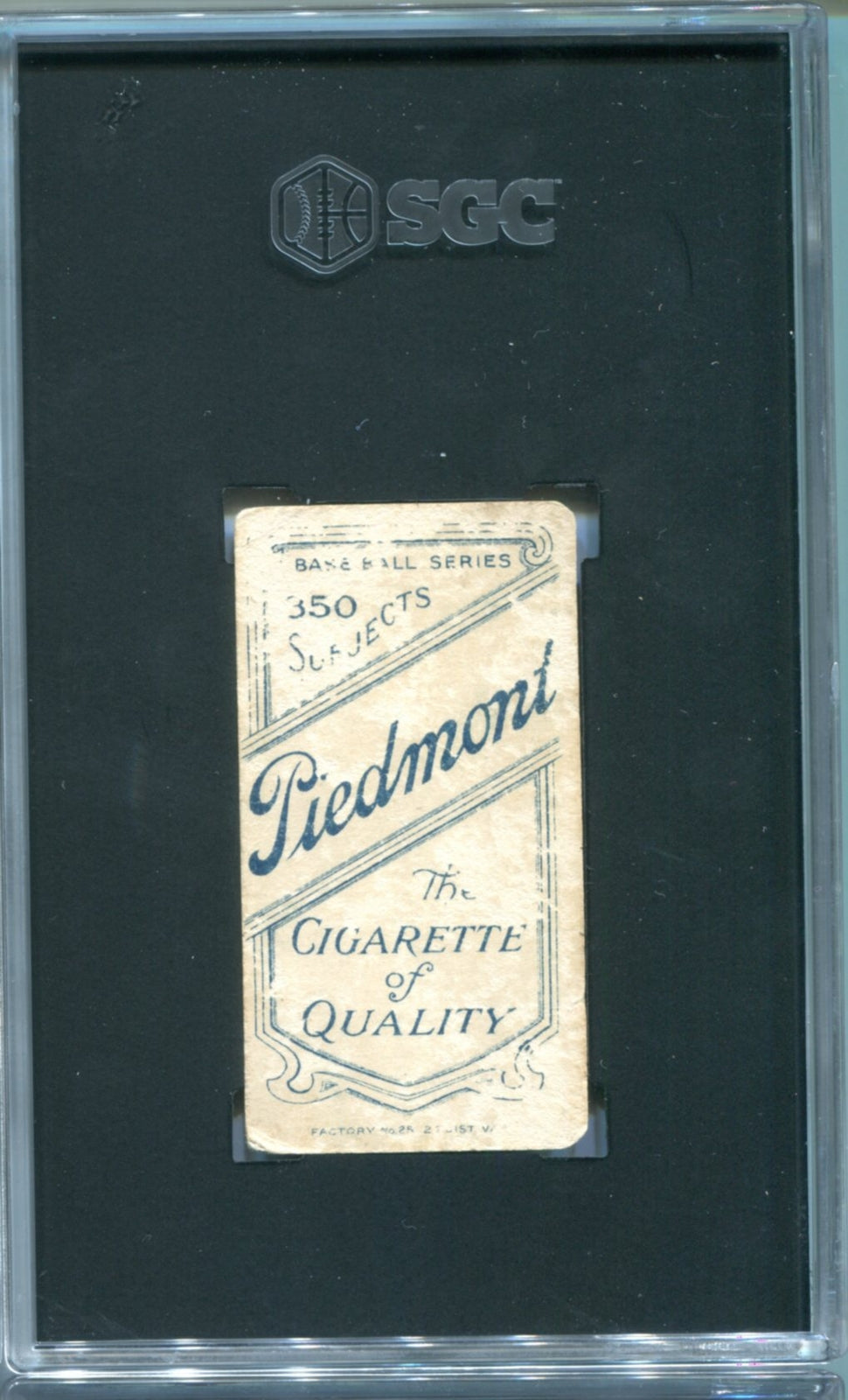 1910 Piedmont Cigarettes T206 Doc Casey Sgc Authentic