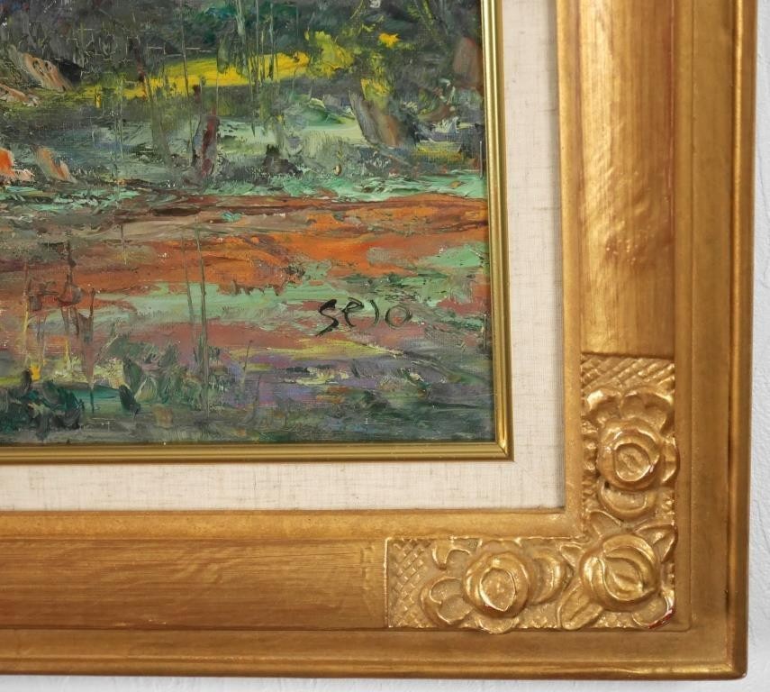 Original Oil Painting Pedro Jose Barcelona Spanish Landscape