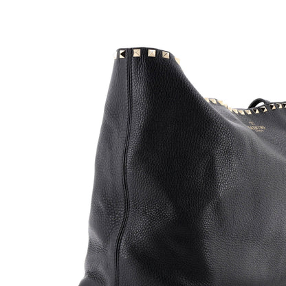 Valentino Garavani Rockstud Shopper Tote Leather Large