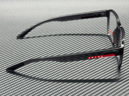 PRADA LINEA ROSSA PS 05RV 01D1O1 Transparent Grey Men's 54 mm Eyeglasses
