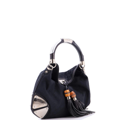 Gucci Indy Hobo Gg Canvas Medium