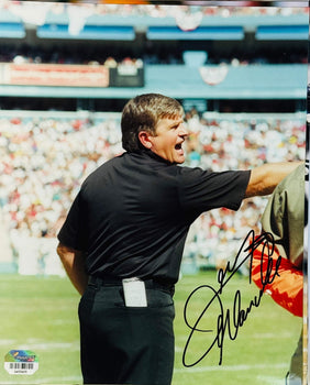 Jerry Glanville Autographed 8X10 Football Photo (Fanatics)