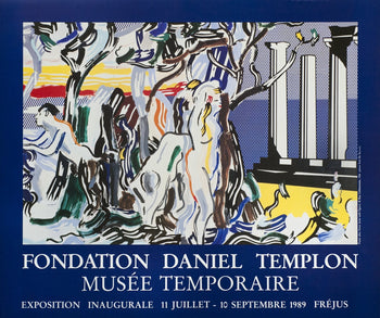 Roy Lichtenstein Forest Scene With Figurines 