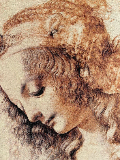 Leonardo Da Vinci Lithograph Coa 1968 Signed