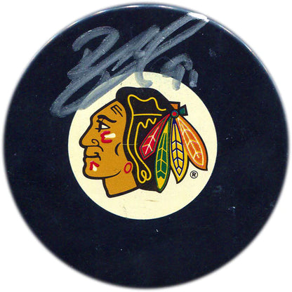 Brad Richards Autographed Chicago Blackhawks Puck (Jsa)
