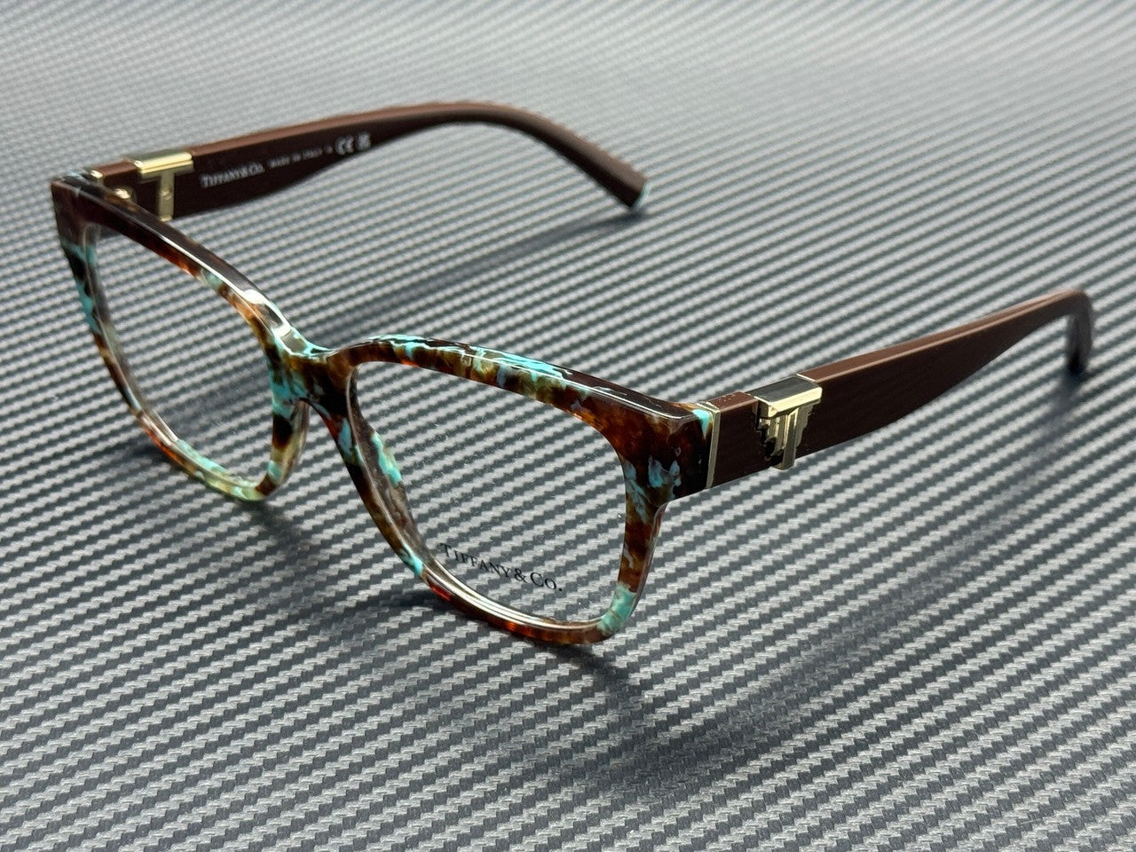 TIFFANY TF2246 8422 Havana Tiffany Blue Women's 54 mm Eyeglasses