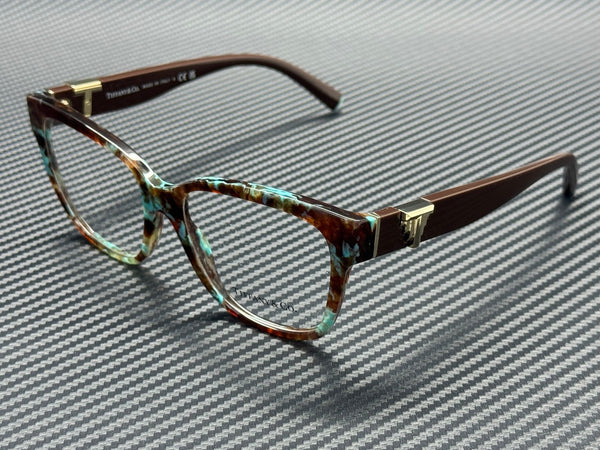 TIFFANY TF2246 8422 Havana Tiffany Blue Women's 54 mm Eyeglasses
