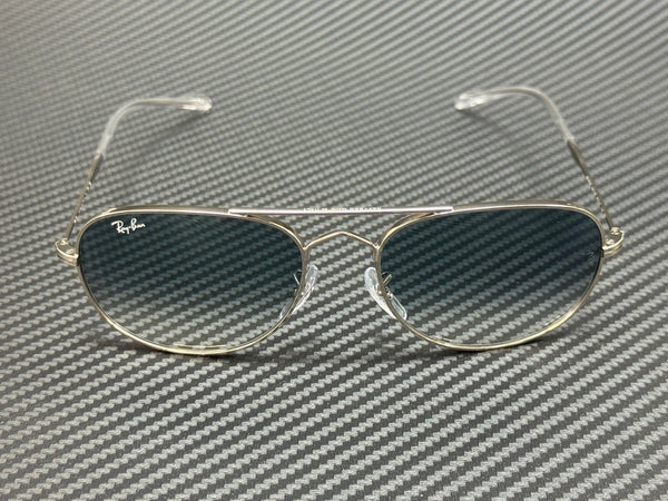 RAY BAN RB3735 003 3F Silver Gradient Blue Unisex 60 mm Sunglasses