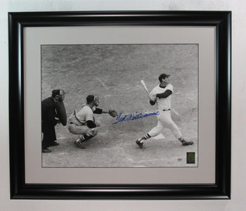 Ted Williams Red Sox Signed/Autographed 16X20 B/W