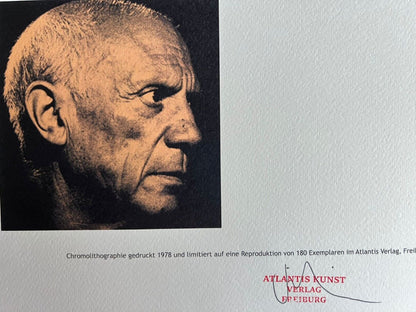 Pablo Picasso (Lithograph Signed Coa) (Limited Pencil Numbered)
