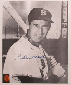 Ted Williams Hof Signed/Autographed 11X14 B/W Photo Boston Red Sox Twf 198575